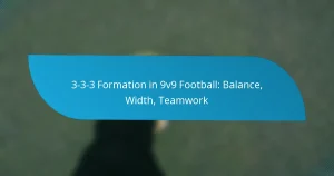 3-3-3 Formation in 9v9 Football: Balance, Width, Teamwork